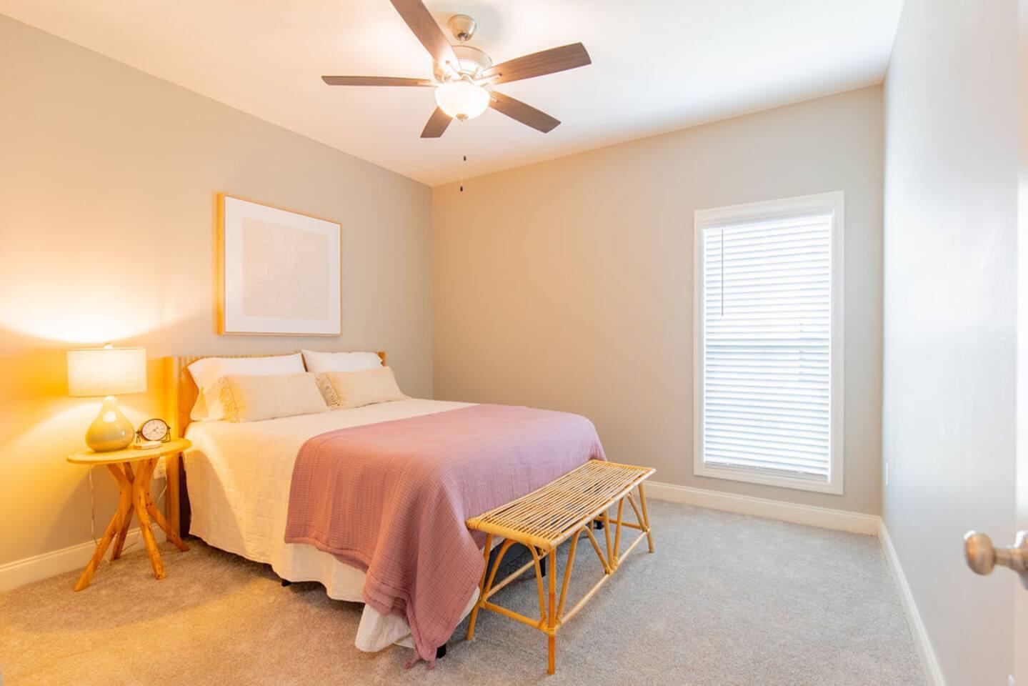 Queen Bedroom with 1 queen bed