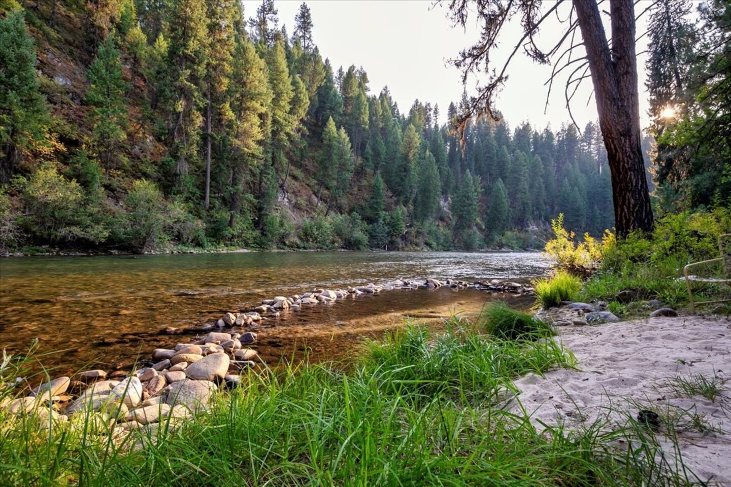 Riverfront Escape in Scenic Lowman in Lowman, Idaho