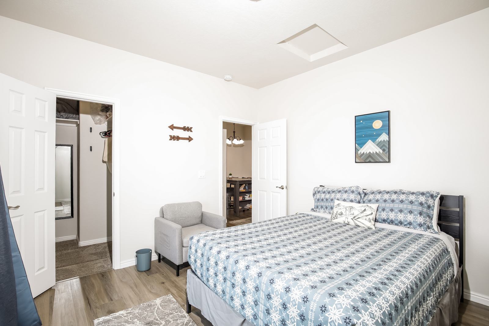 Bedroom 1 with queen bed